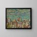 La Plage - Maurice Prendergast — indrammet kunstværk på væggen