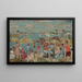 Le Rivage - Maurice Prendergast — indrammet kunstværk på væggen