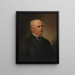 William Franklin Draper - Maurice W. Clark — indrammet kunstværk på væggen