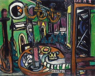 Bag kulisserne - Max Beckmann — visning af kunstværket