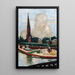 Rive du Main og kirke - Max Beckmann — indrammet kunstværk på væggen