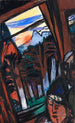 Funiculaire i Baden-Baden, bjergbane i Colorado - Max Beckmann — visning af kunstværket