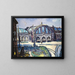 Gare de Francfort-sur-le-Main - Max Beckmann — indrammet kunstværk på væggen