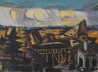 Stort karriere-maleri i Øvre Bavi - Max Beckmann — visning af kunstværket