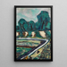 Piste cyclable hollandaise - Max Beckmann — indrammet kunstværk på væggen
