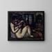 Léda - Max Beckmann — indrammet kunstværk på væggen