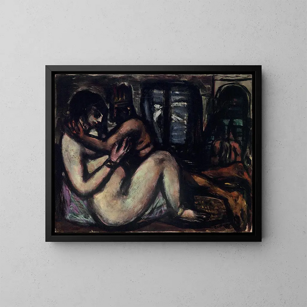 Reproduktion af maleriet Léda - Max Beckmann