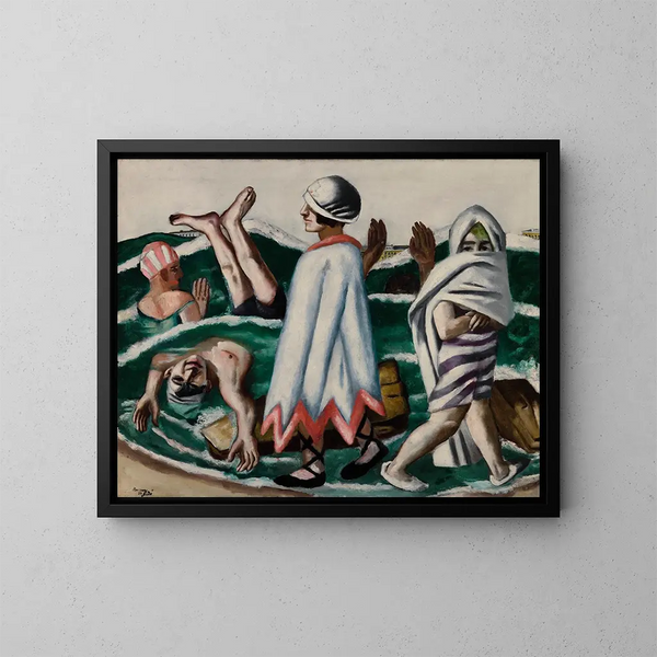 Reproduktion af maleriet Lido - Max Beckmann