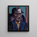 Portrait af Fred Conway - Max Beckmann — indrammet kunstværk på væggen