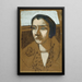 Portrait af Marie Swarzenski - Max Beckmann — indrammet kunstværk på væggen