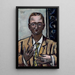 D Portrait af Morton D. May - Max Beckmann — indrammet kunstværk på væggen