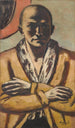 Selvportræt gul-lyserød - Max Beckmann — visning af kunstværket