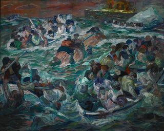 Titanic-ulykken - Max Beckmann — visning af kunstværket