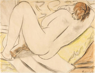Nu endormi - Max Beckmann — visning af kunstværket