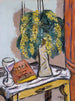 naturstilleben med mimoser - Max Beckmann — visning af kunstværket