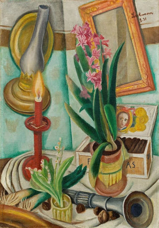 Max Beckmann - Stilleben mit brennender Kerze.webp