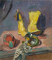 Naturstilleben med gule støvler - Max Beckmann — visning af kunstværket