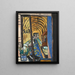 En bar i Paris - Max Beckmann — indrammet kunstværk på væggen