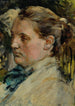Tête d'étude féminine - Max Klinger — visning af kunstværket