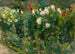 Røde og hvide blomster mod sydøst - Max Liebermann — visning af kunstværket