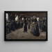 La Grange à lin à Laren - Max Liebermann — indrammet kunstværk på væggen