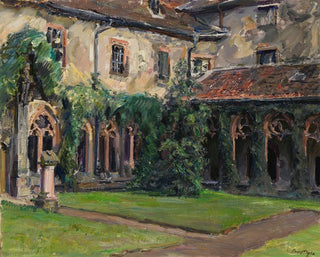 Cloître de l'abbaye des Augustins à Landau II - Max Slevogt — visning af kunstværket
