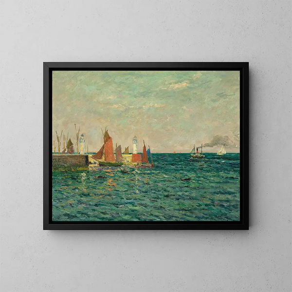 Palais havneindgang - Maxime Maufra — indrammet kunstværk på væggen