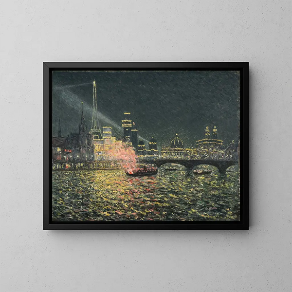 Nattens fest, Verdensudstilling, Paris 1900 - Maxime Maufra — indrammet kunstværk på væggen