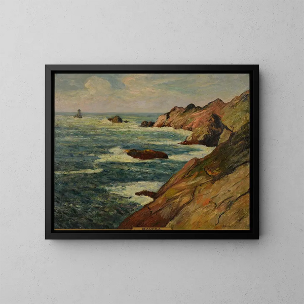 La Pointe du Raz et les Courants - Maxime Maufra — indrammet kunstværk på væggen