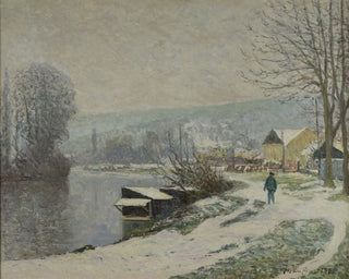 Maxime Maufra - La neige  PortMarly.webp