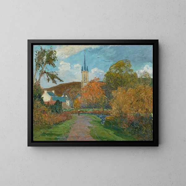 L'Automne à Saint-Jean-du-Doigt - Maxime Maufra — indrammet kunstværk på væggen