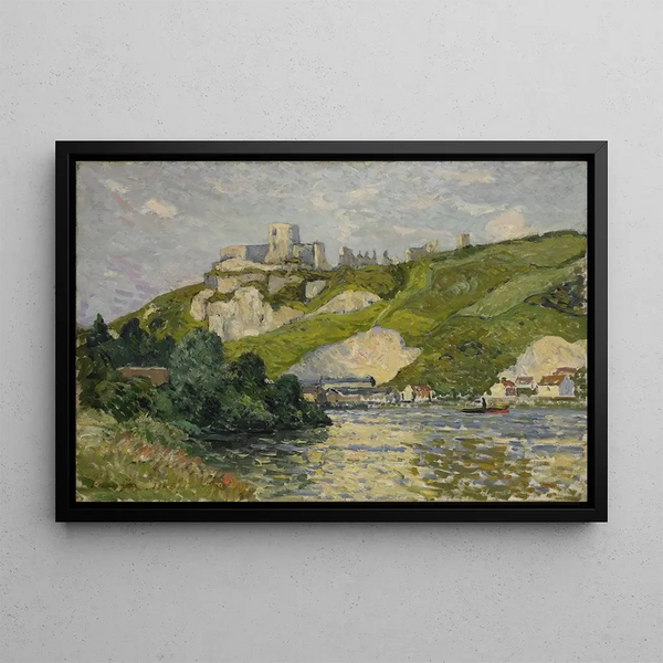 Le Château-Gaillard eftermiddag - Maxime Maufra — indrammet kunstværk på væggen