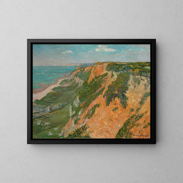 Les Falaises rouges d'Octeville, Seine-Inferieure - Maxime Maufra — indrammet kunstværk på væggen