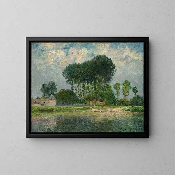 La Rivière - Maxime Maufra — indrammet kunstværk på væggen