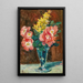 Vase med blomster - Maximilien Luce — indrammet kunstværk på væggen