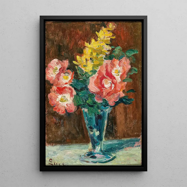 Maximilien Luce - Vase With Flowers.webp