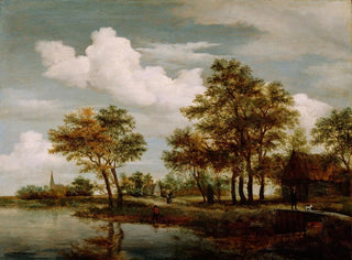 Meindert Hobbema - A River Scene.webp