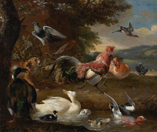 Melchior dHondecoeter - Chickens and Ducks.webp
