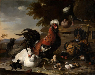 Melchior de Hondecoeter - Der Friede im Hhnerhof.webp