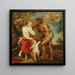 Méleagre, der viser hovedet af den kalydoniske vildsvin, hos Atalante - Efterfølger af Peter Paul Rubens — vægpræsentation af kunstværket