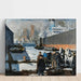 Reproduktion af maleriet Men of the Docks - George Bellows