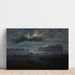 Reproduktion af maleriet Nordhavsmaleri under måneskin - Caspar David Friedrich