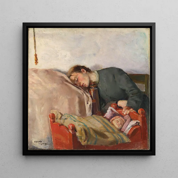 Mère et enfant - Christian Krohg