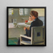 Mère et enfant à table lors du petit-déjeuner - Carl Moll — vægpræsentation af kunstværket
