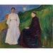 Reproduktion af maleriet Mor og datter - Edvard Munch