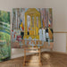 Reproduktion af maleriet Messe foran Ernest Psicharis grav - Maurice Denis