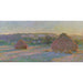 Reproduktion af maleriet Meules, slutningen af sommeren af Claude Monet