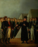 Révérend Józef Jakubowski ved Kościuszko-lejren nær Warszawa i 1794 - Michał Stachowicz — visning af kunstværket
