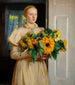 Fille aux tournesols 1893 - Michael Ancher — visning af kunstværket