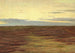 Solnedgang over klipperne syd for Skagen - Michael Ancher — visning af kunstværket